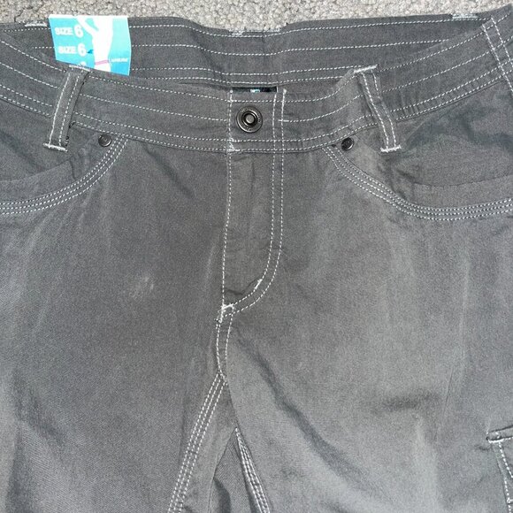 KUHL WOMEN'S SPLASH 11" CARGO SHORTS in CARBON - HIKING PANTS - NWT - 6 - Picture 2 of 10